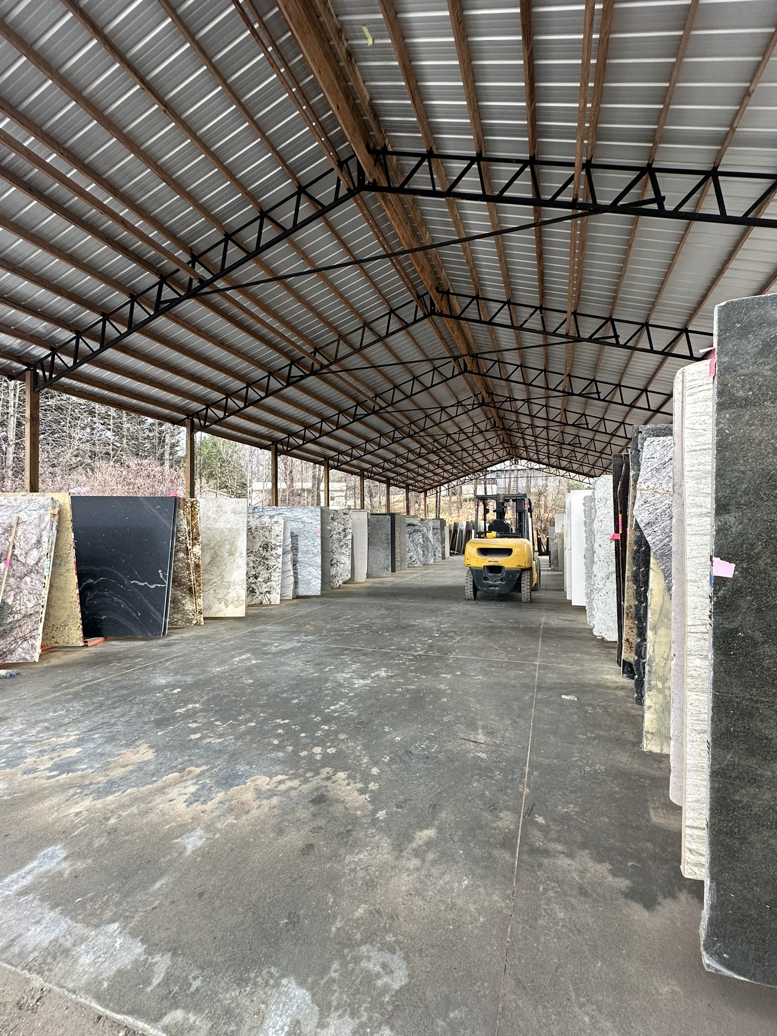 On-site slab inventory